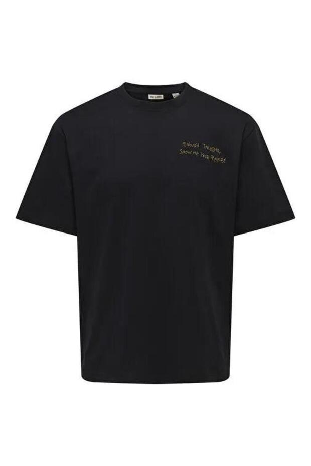 Onsaaron Life Rlx Ss Tee Men's T-Shirt Black (22030568)