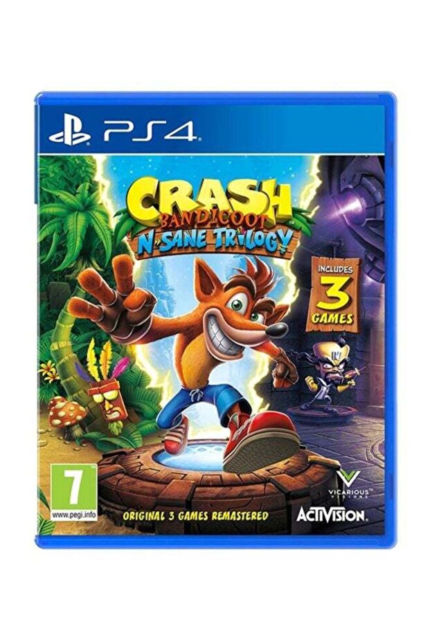 Crash Bandicoot N. Sane Trilogy (Intl Version) - Action & Shooter - PlayStation 4 (PS4)