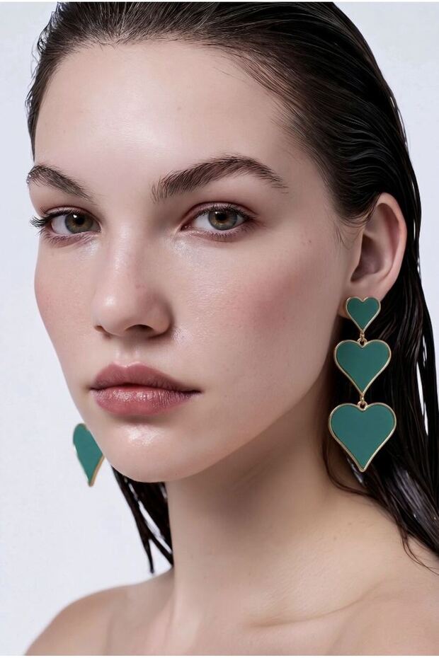 Steel Anti-Tarnish Special Design Colorful Figured Earrings