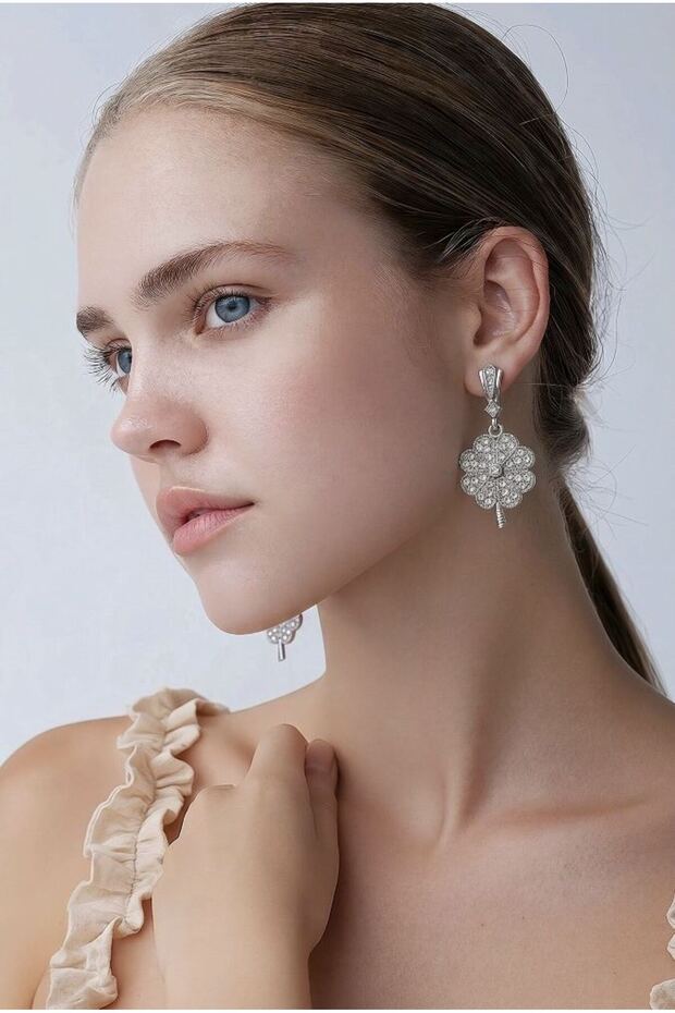 Figured Design Figured Stone Earrings