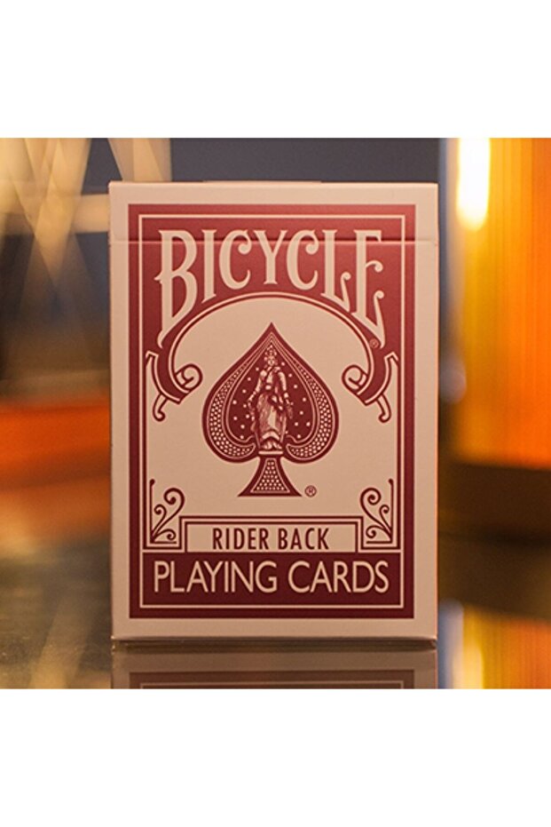 مجموعة أوراق اللعب المعدنية الفاخرة من Bicycle Metallic Ruby، مجموعة أوراق لعب قابلة للتجميع