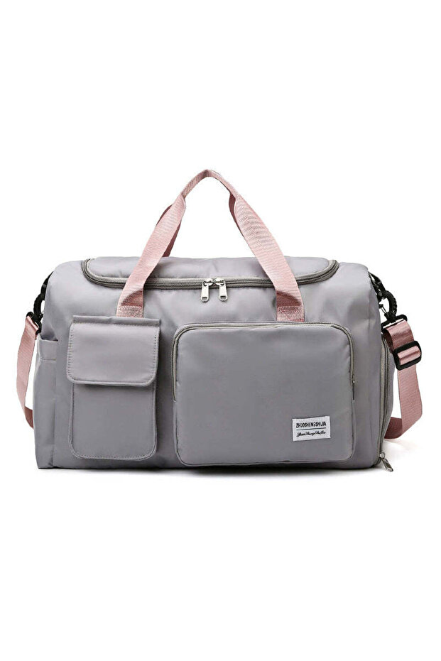 Travel and Gym Bag - Spacious Main Compartment, Multiple pockets, Shoes compartment, Water Resistant
