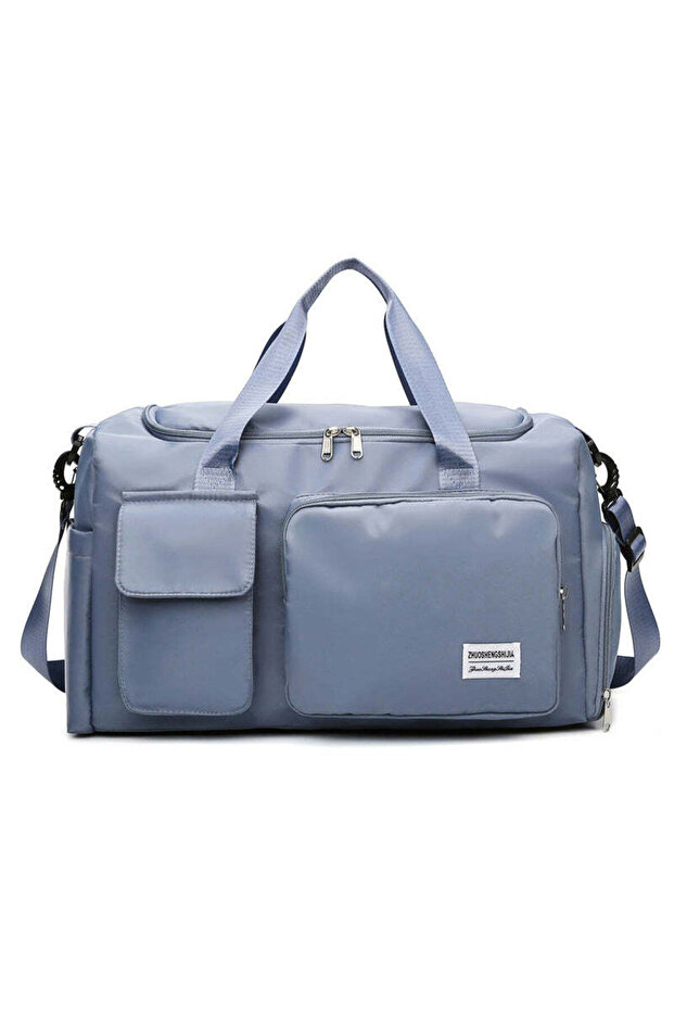 Travel and Gym Bag - Spacious Main Compartment, Multiple pockets, Shoes compartment, Water Resistant