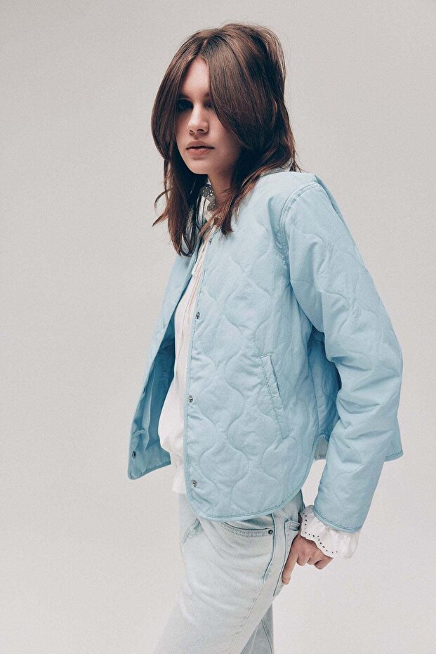 Quilted nylon jacket - 3
