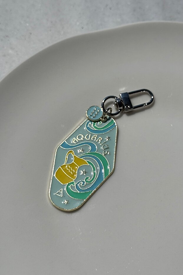 Aquarius Imported Design Keychain & Bag Accessory - 3