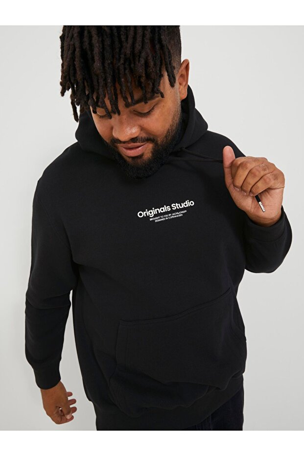 Kapuzenpullover Plus Size Gedruckt Kapuzenpullover - 7