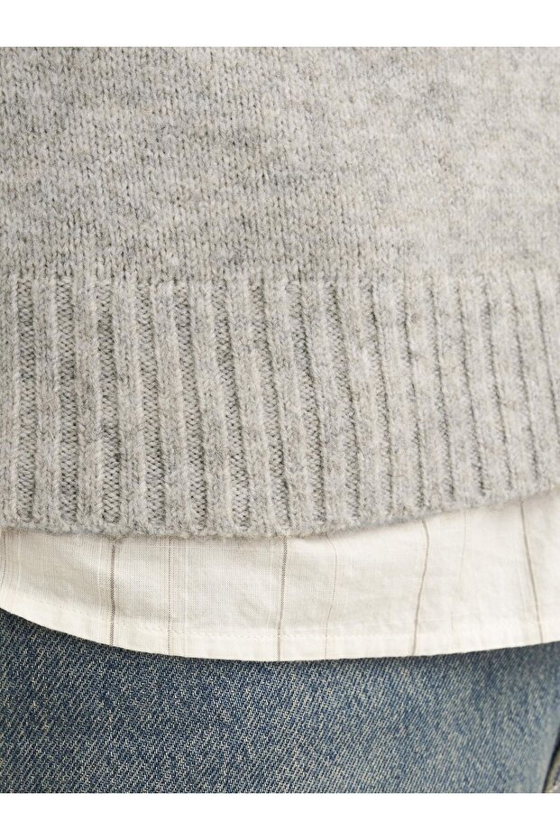 Strickpullover Einfarbig Strickpullover - 5