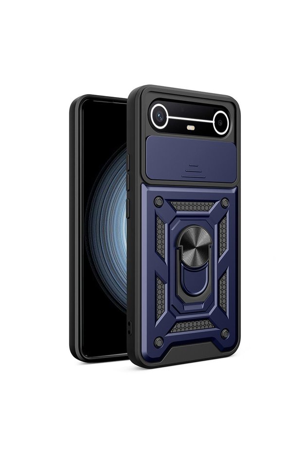 Tecno Spark Slim 5g Case Impact Resistant Navy Blue