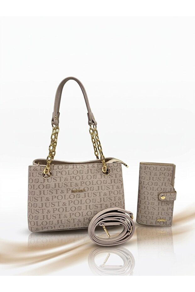 Women's Printed Stylish Shoulder Bag and Wallet Combination Shopper Suitable for Daily & Special Occasions