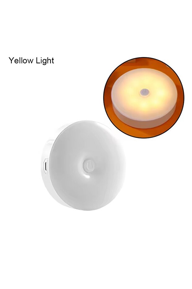 Warm light Mini LED Touch Sensor Night Lights USB Rechargeable Kitchen Bedroom Magnetic Base Wall Li