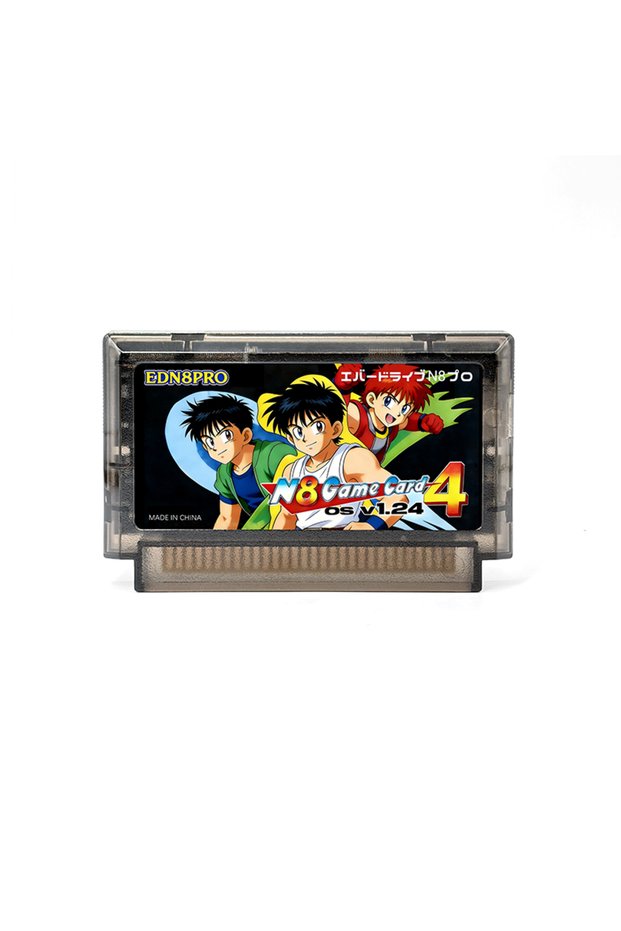 Black ED-N8PRO 2000 in 1 OSV 1.24 FC Game Cartridge 8 Bit Flash Card with 4G TF Card for NES Famicom