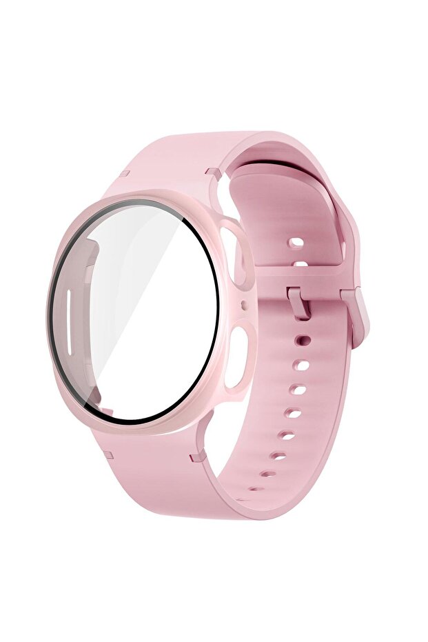 Watch 8 40mm-20mm LPP Case+Glass+Band for watch 8 44mm 40mm Sport Wrist Replacement Belt Correa Br