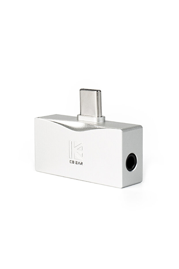 silver C to3.5 4.4 KBEAR Luma TC06 DAC Earphone Amplifier USBC DAC to 3.5mm and 4.4mm 384kHz/32bit P