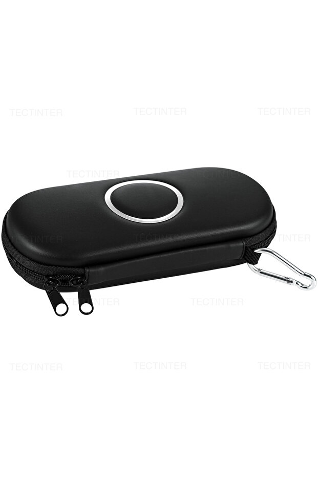 black Portable Carrying Case For PSP1000/2000/3000 Pouch Storage EVA Travel Bag Protective Hard Co.