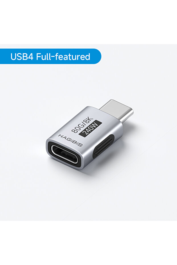USB4-48V5A Hagibis 5.1k Resistor Charging Adapter USB C Male to USB C Female Adapter for Shaver Trim