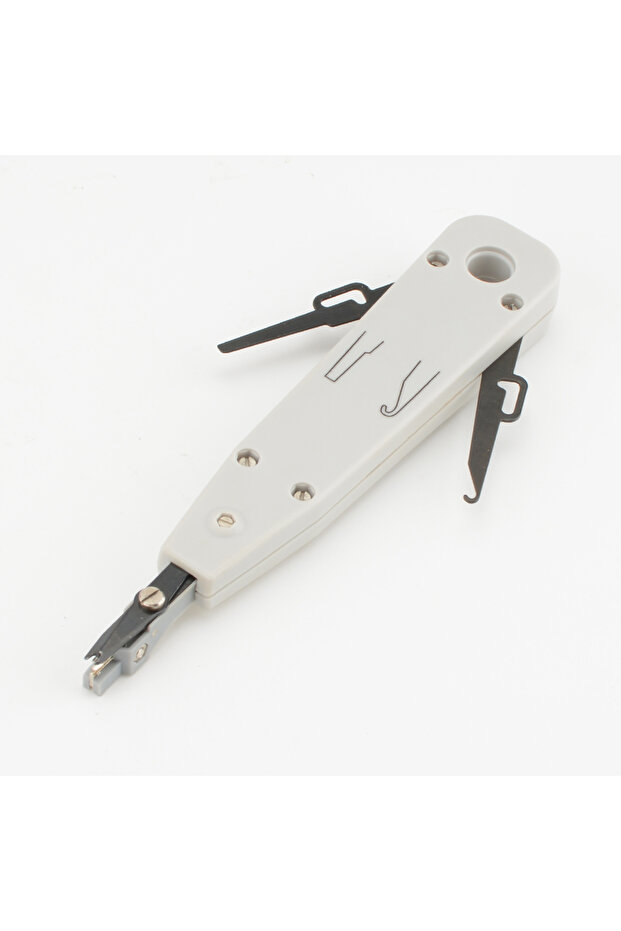 GRAY Punch Down Tool 110 Wire Cutter Knife Telecom Pliers For Rj45 Keystone Jack Network Cable Telep