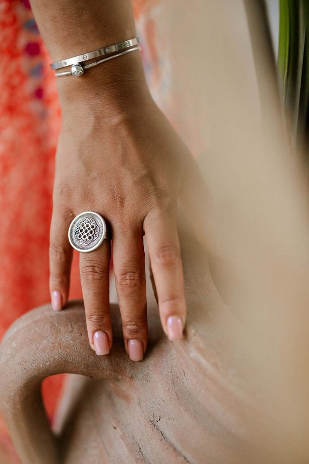 The Flower of Life Ring