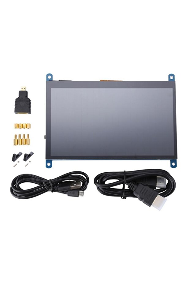 Blue New 7 Inch IPS TFT LCD Display Touch Screen Monitor 1024*600 RGB Pixels USB HDMI-compatible for