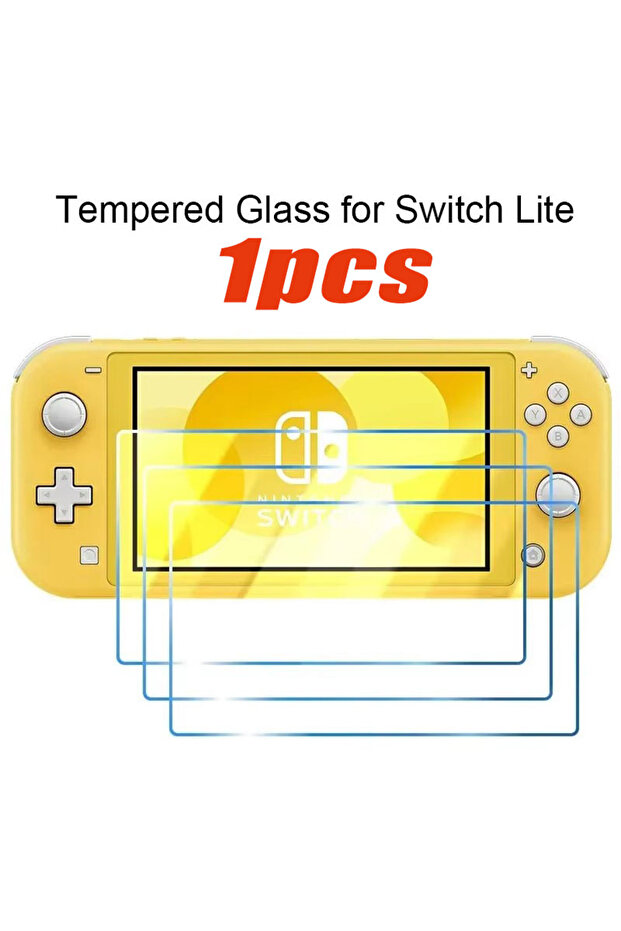 واقي شاشة زجاجي مقوى لنينتندو سويتش لايت (قطعة واحدة) أو سويتش OLED (3 قطع) - حماية للشاشة