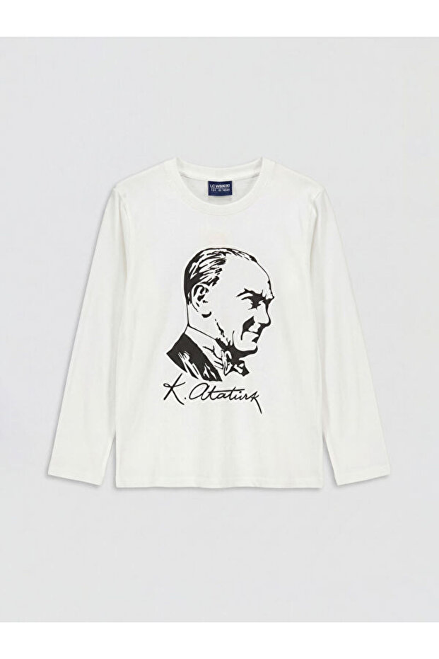 Shining Choices from Shining Store Zero Roba Collar Ataturk Printed T-Shirt for Boys