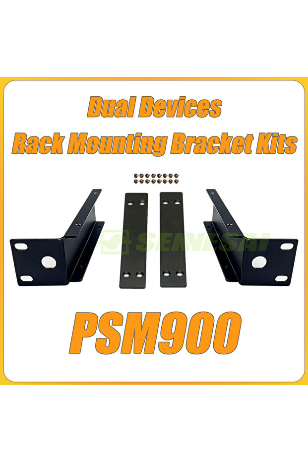 Dual Devices PSM900 Metal Rack Mounting Bracket Rack Kit For Shure PSM900 Wireless Monitoring System