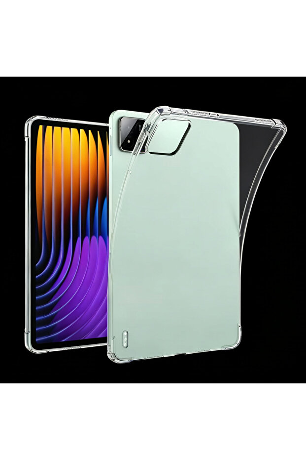 11.2 MiPad 7 For Pad 7 11.2 inch Airbags Soft TPU Case Clear Cover for POCO Pad X1 11.2 Transparent