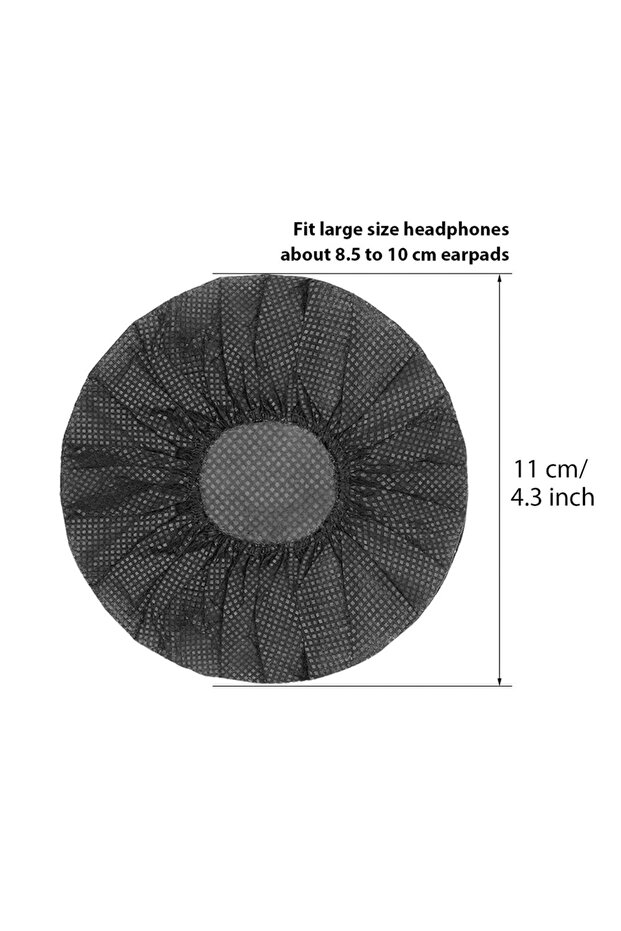 100pcs 100 Pieces Headphone Ear Covers Disposable Earphone Sanitary Non-Woven Stretch Earpad Covers