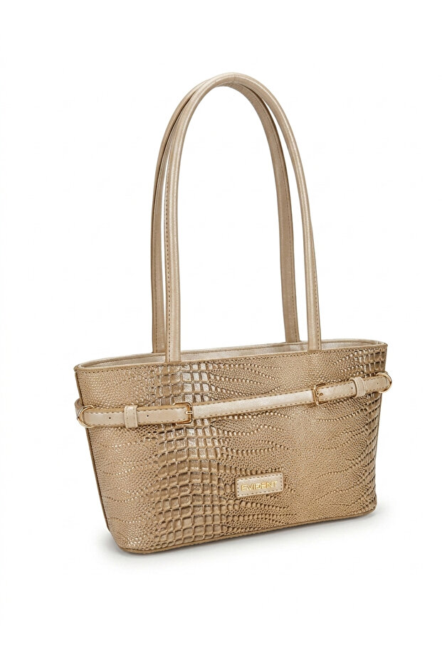 Belt Detailed Bucket Model Women's Shoulder Bag En 30 Boy 16 cm