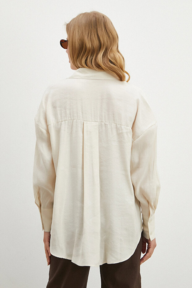 قميص مودال أساسي إكرو - 6