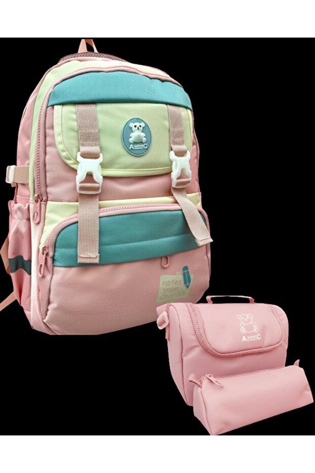 A. Collection Level 3 Primary School Bag Fos. Pink