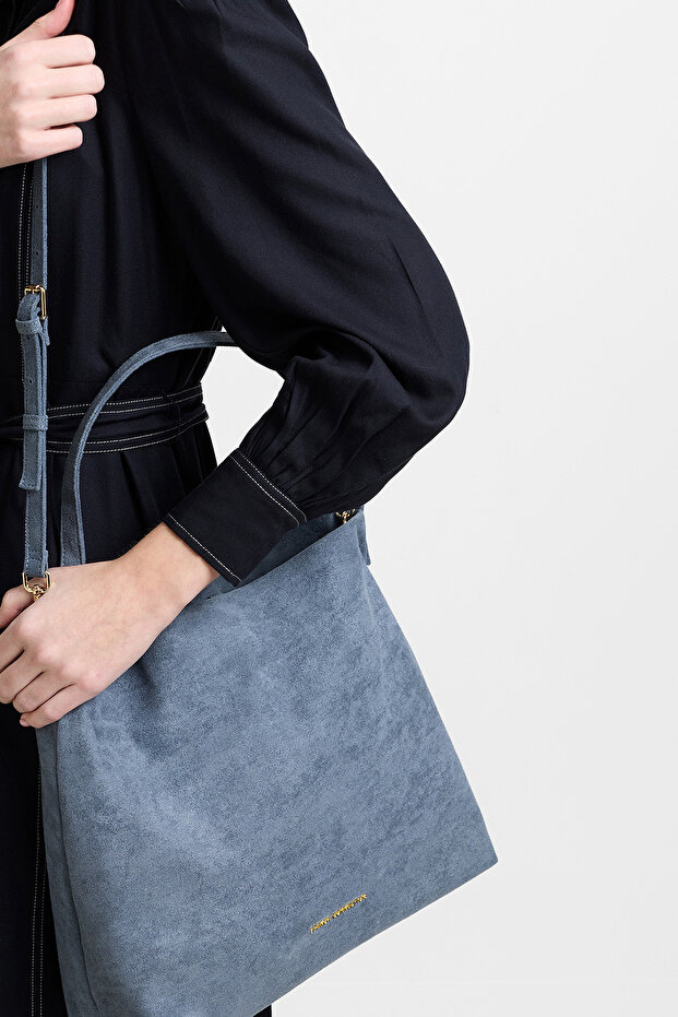 Women's Blue Camille Shoulder Bag