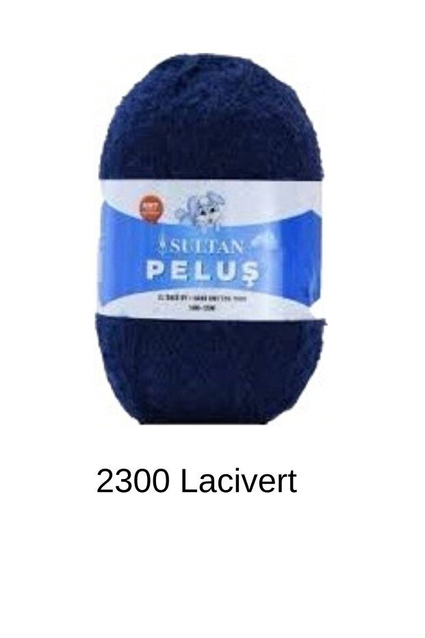 Sultan Plush Yarn – Super Soft, Full-Bodied Knitting Yarn (Color: 2300 Navy Blue)
