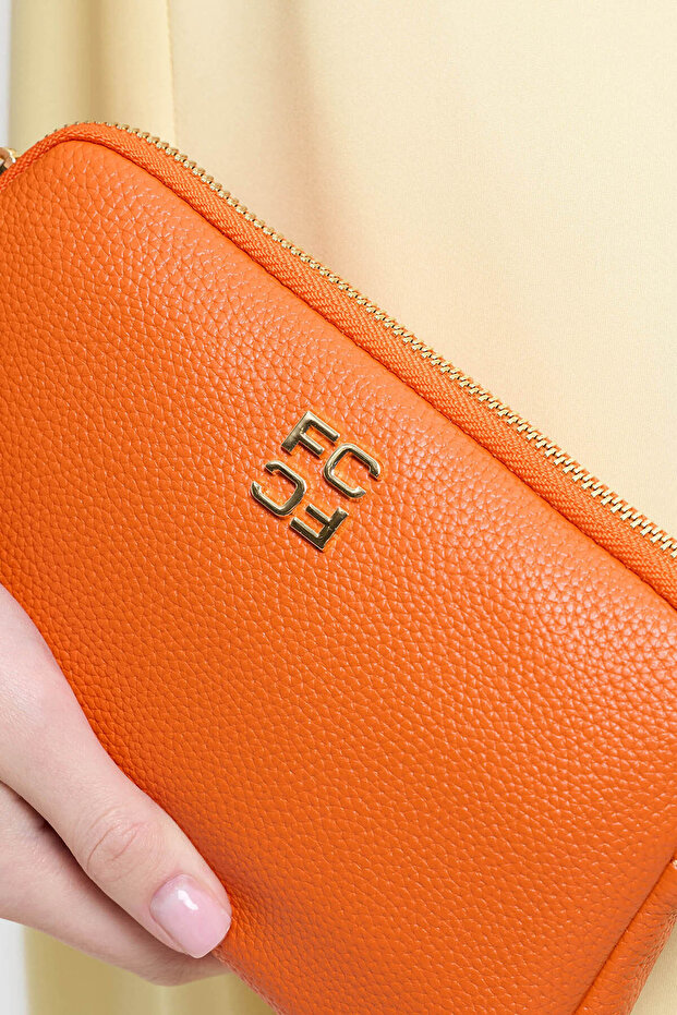 Women's Orange Mila Crossbody Bag