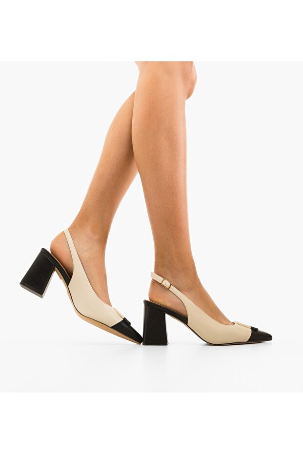 Pantofi dama Sandy Bej - 1
