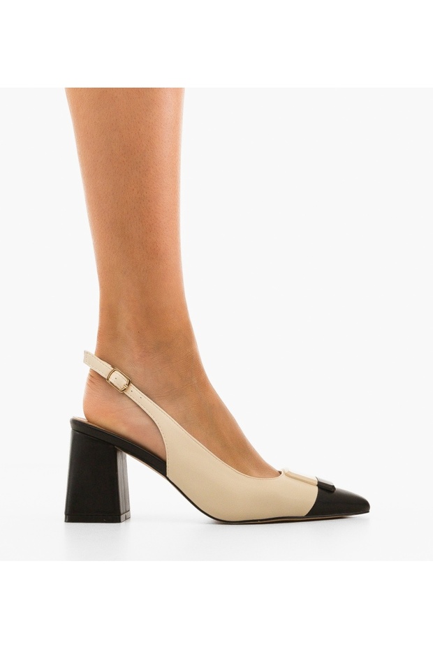 Pantofi dama Sandy Bej - 5