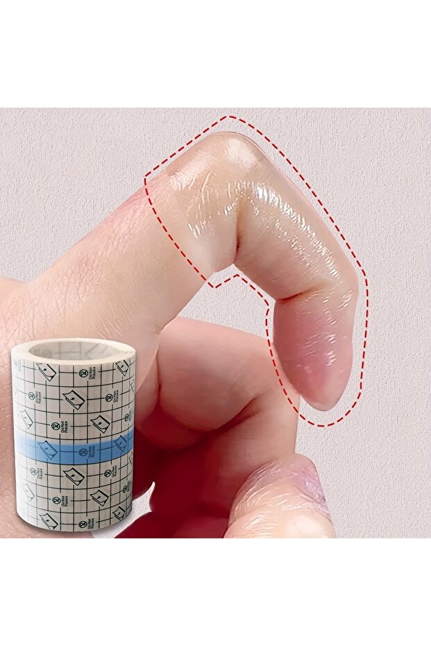 1 roll 1 Roll Transparent Self-Adhesive Tape, PU Material Bandage, Portable Finger Protector, Anti-F