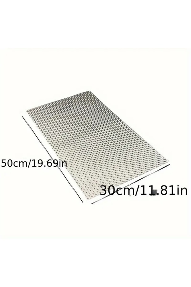 1pc 1PC Car Embossed Aluminum Heat Shield 300x500mm Turbo Manifold-Exhausts Electrical Direct Replac