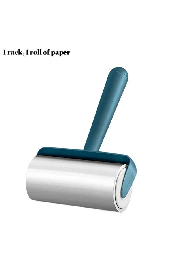 B 1Pcs Cleaning Brush New Tearable Roll Paper Sticky Roller Brush Plush Razor Household Cleaning Too