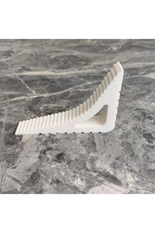 white Creative Triangle Door Stopper Safety Block Wedge Doorstops Anti-collision Door Rear Stopp...