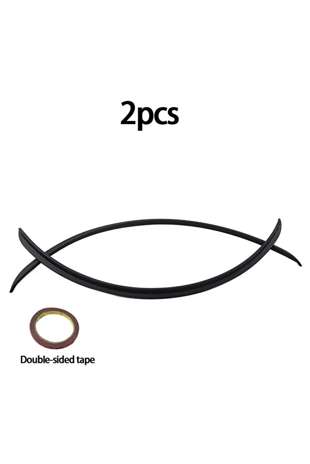 Black 2pcs Fender Body Kit Wheel Arches Protector Mudguard Cover for BMW E81 E82 E87 E92 E93 F30 E88