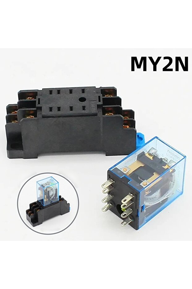 12V DC 1set MY2P HH52P MY2NJ relay 12VDC 24VDC 110VAC 220VAC general purpose DPDT micro mini relay w
