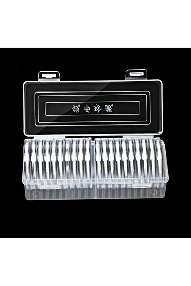 20 41mm Transparent 60 Coin Holder Round Coin Capsule Storage Container for Collectibles Medals Coll