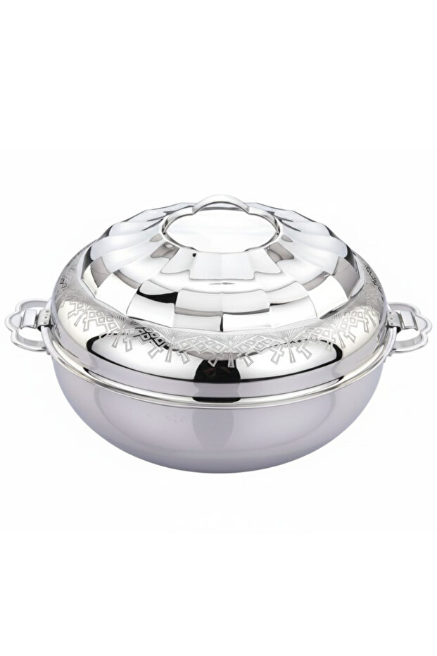 Safa Stainless Steel Hotpot 3500ML | ETCHING FINISH