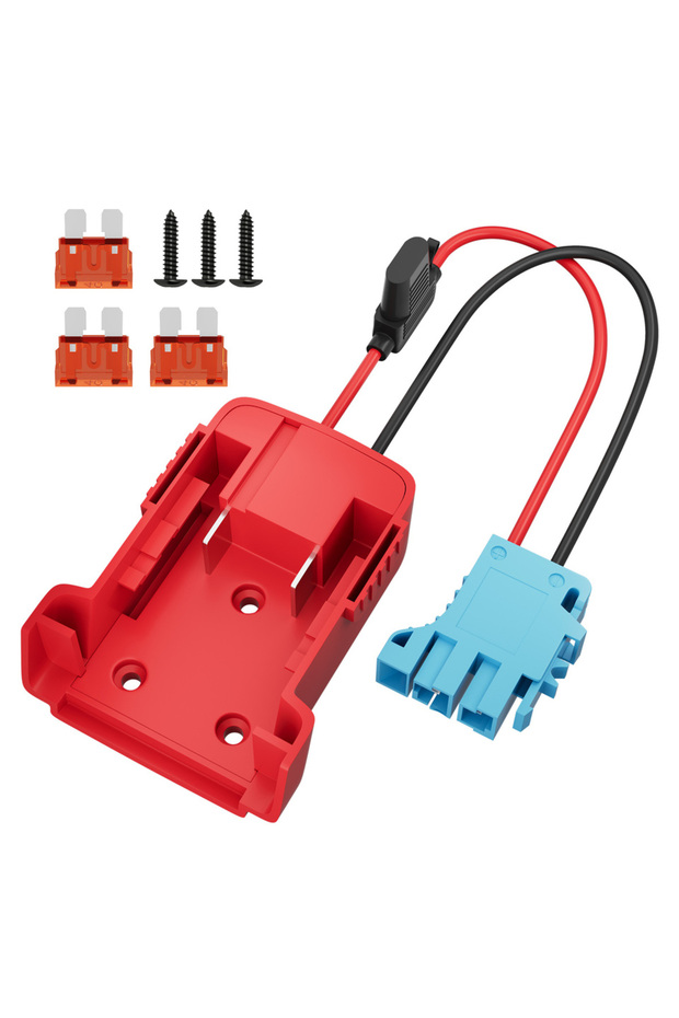 for Milwaukee Battery Adapter 18V for Power Wheels Adapter with Wire Harness Connector Compatible wi