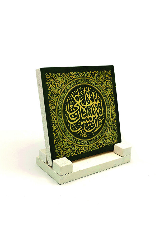 لإنسان هذا، ولكنه لديه عمله الخاص. [نيكم 39] سطح طاولة حجري مطبوع 10x10 KH-166