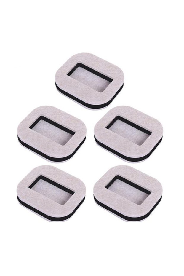 Bean square 5pcs Office Chair Wheel Stopper Furniture Parts Caster Cup Prevents Scratches Wood Floor