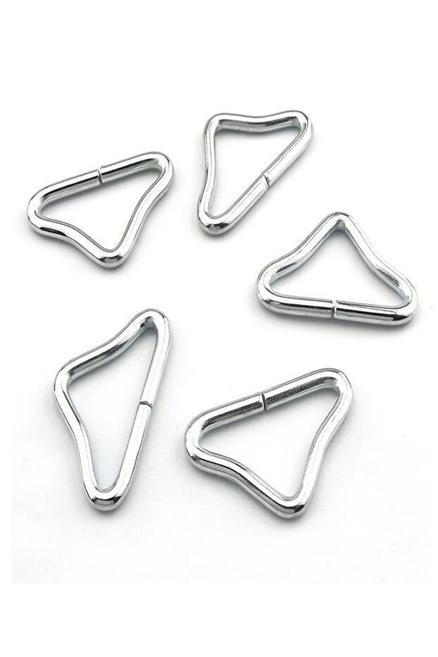 50Pcs Triangle Buckles, V-Shaped Trampoline Spring Hooks, Triangular Buckles, Triangular Ring Hoo... - 8