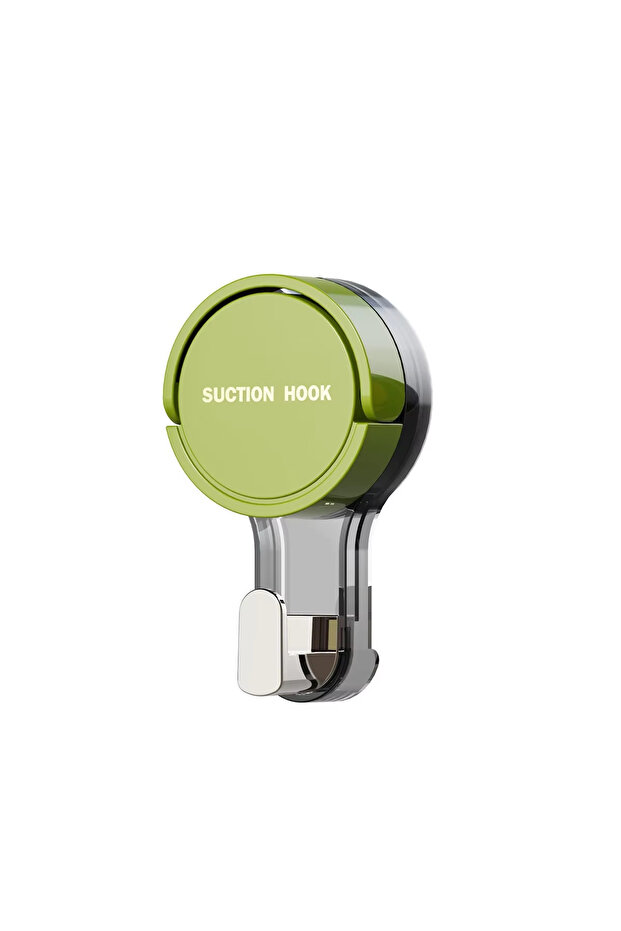 Green 1PCS Strong Vacuum Suction Hooks Traceless No-Drilling Adhesive for Home Bathroom Kitchen Door