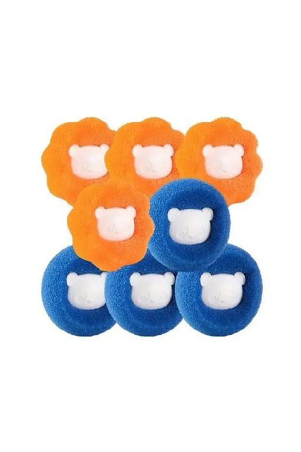 8Pcs Set Pet Hair Remover Laundry Balls Sponge Cleaning Ball Reusable Washing Machine Filter For Cat