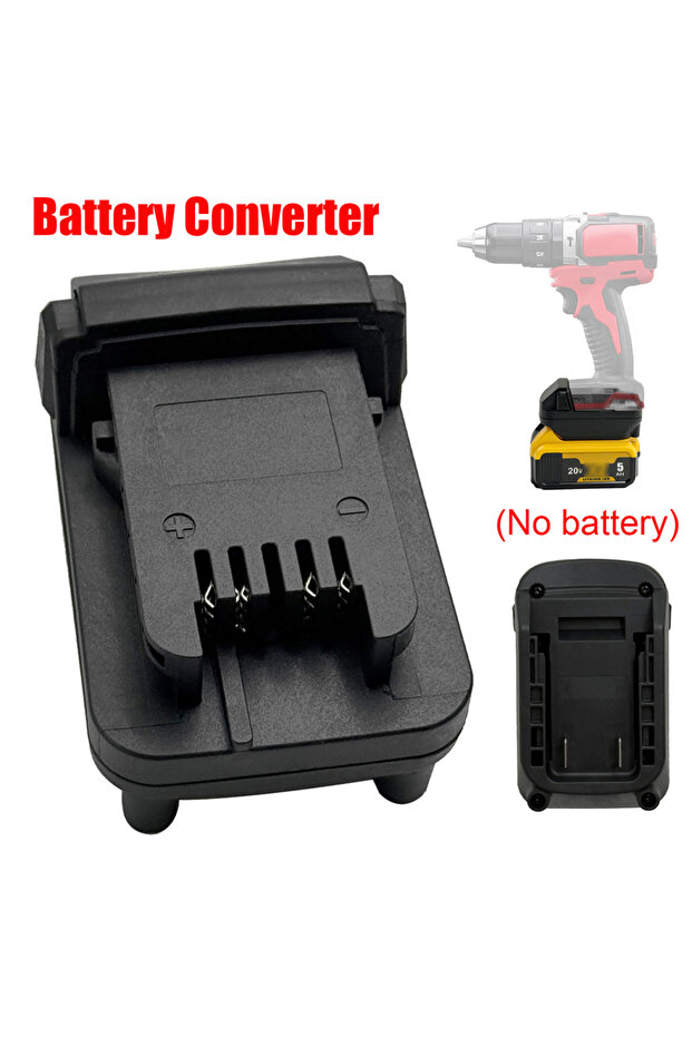 Electric Power Tool Adapter Converter Battery Adapter for Dewalt to for Milwaukee 18V Li-ion Batt...